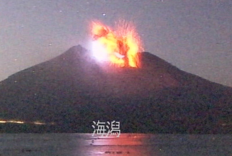 Vulc O Sakurajima Entra Em Erup O No Sul Do Jap O