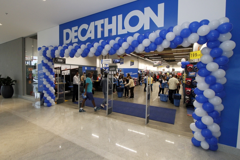 Decathlon, gigante mundial de artigos esportivos, abre 1ª loja em