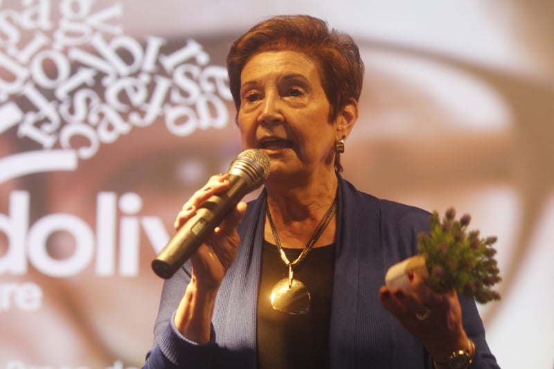 A escritora foi patrona da 65ª Feira do Livro de Porto Alegre, em 2019