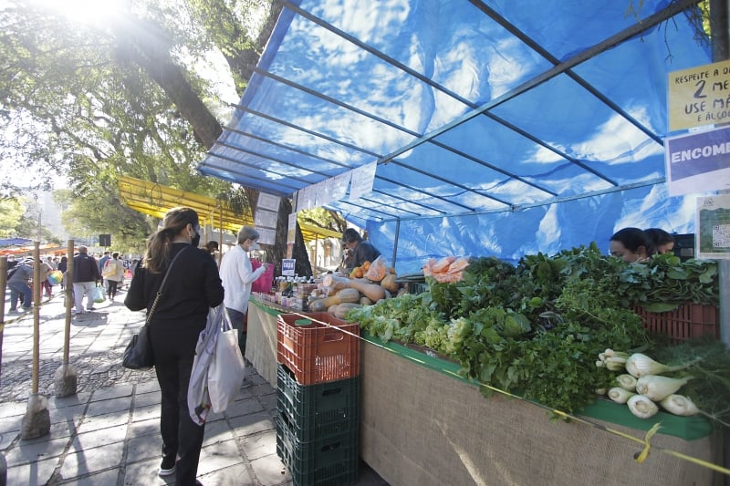 Feiras da Avenida José Bonifácio, a mesma rua do Brique da Redenção, são ecológicas