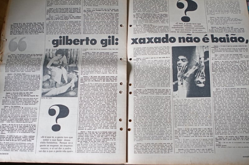 Conversa com Gilberto Gil ocorreu em 1972, logo que ele voltou de Londres, e abre a obra