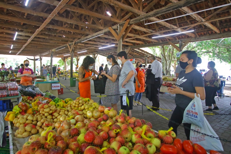 Oferta de produtos na feira ecológica do Menino Deus sofre com calor e falta de chuva