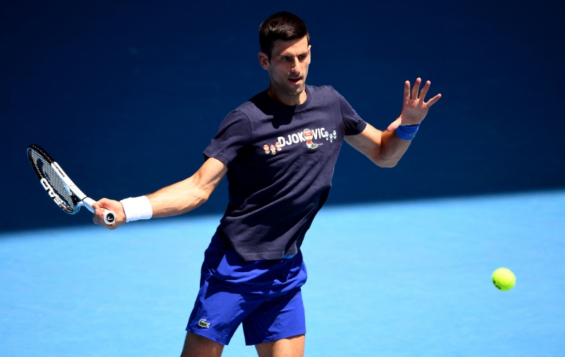 Sem vacina, Novak Djokovic se prepara para ATP 500 de Dubai