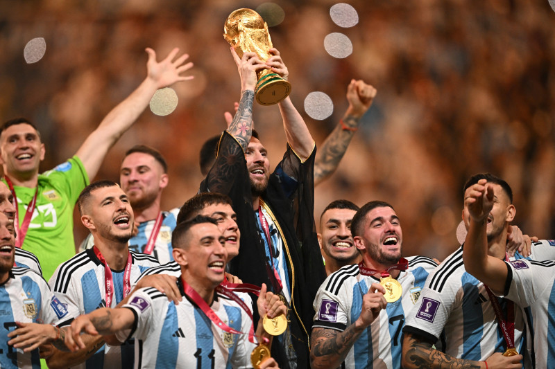 Argentina assumiu a liderança após conquistar o título da Copa do Mundo de 2022