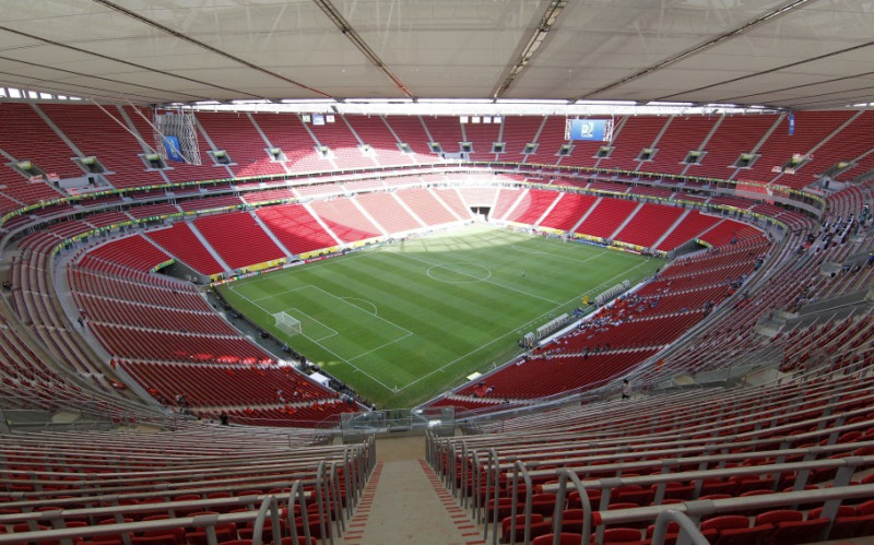 Arena BRB Mané Garrincha é o principal estádio do Distrito Federal