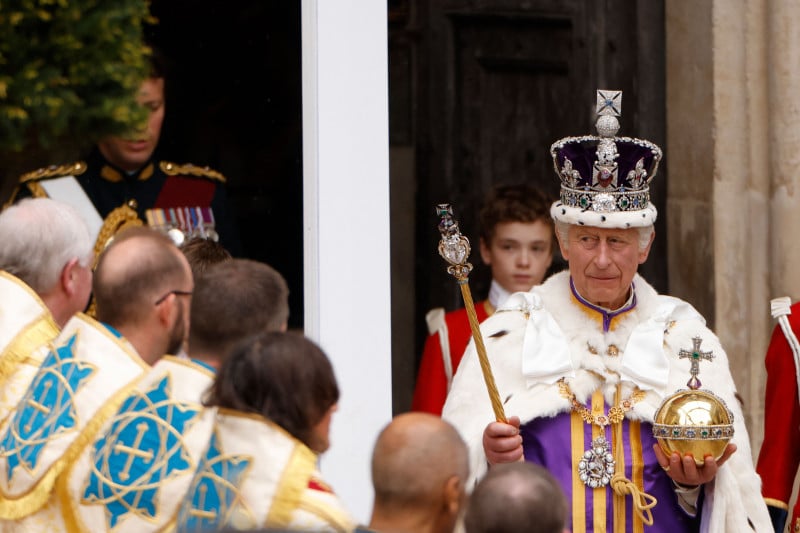 O agora rei Charles 3º inicia um novo ciclo na tradicional coroa britânica