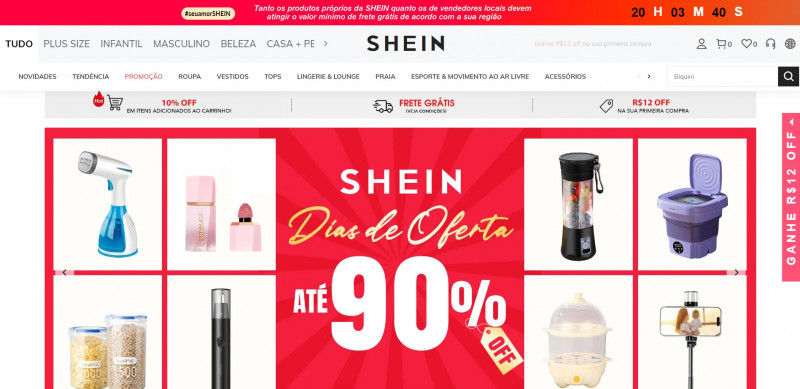 Shein faz acordo com 200 fábricas no Brasil e compra parte da