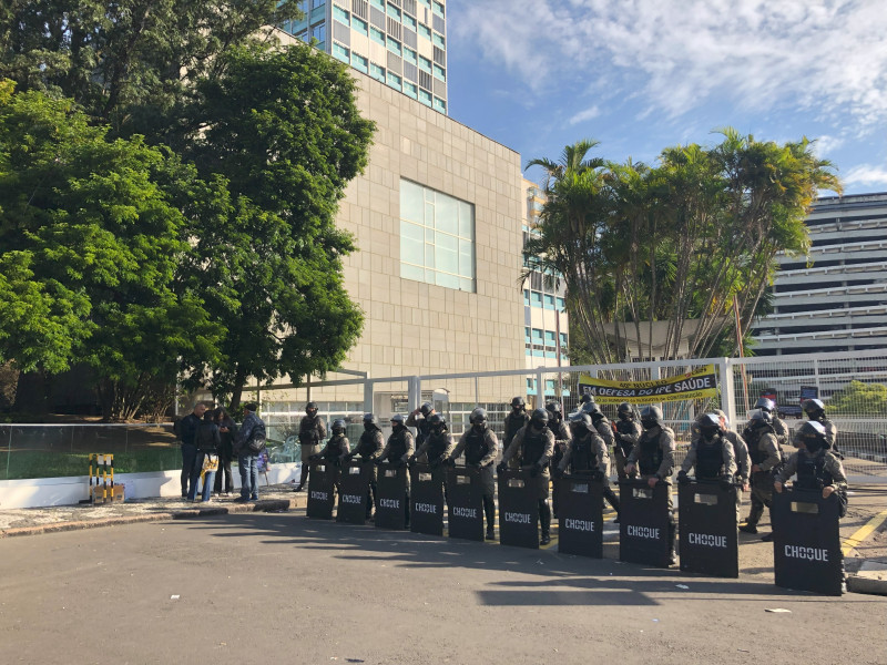 Ação do Batalhão de Choque ocorreu por volta das 14h