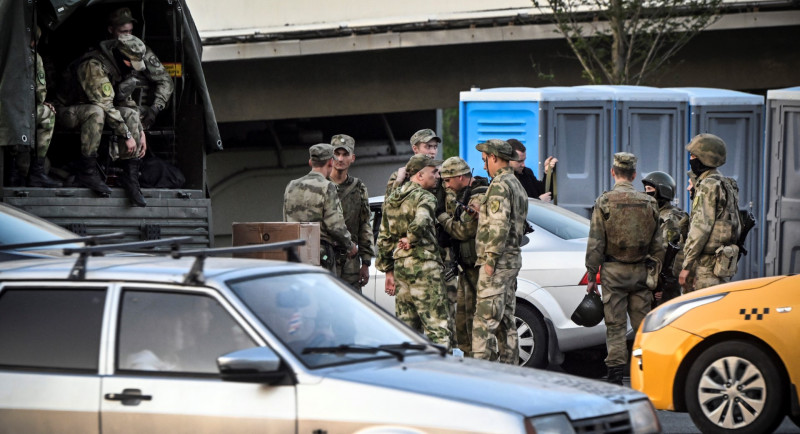  Neste domingo, há poucos sinais em Moscou do alerta de contraterrorismo