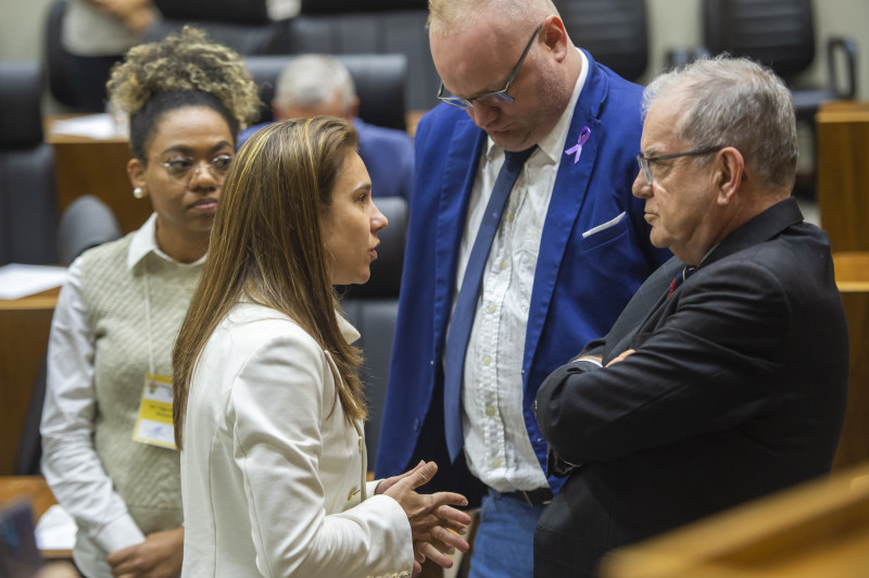 Vereadores Idenir Cecchim (MDB) e Mari Pimentel (Novo) protocolaram a instalação das CPIs