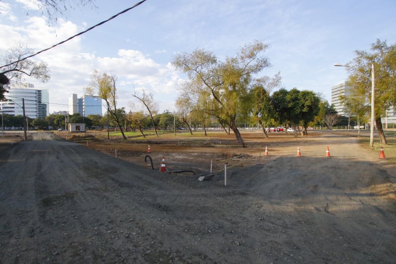 Há risco de o evento tradicionalista atrasar devido às obras 