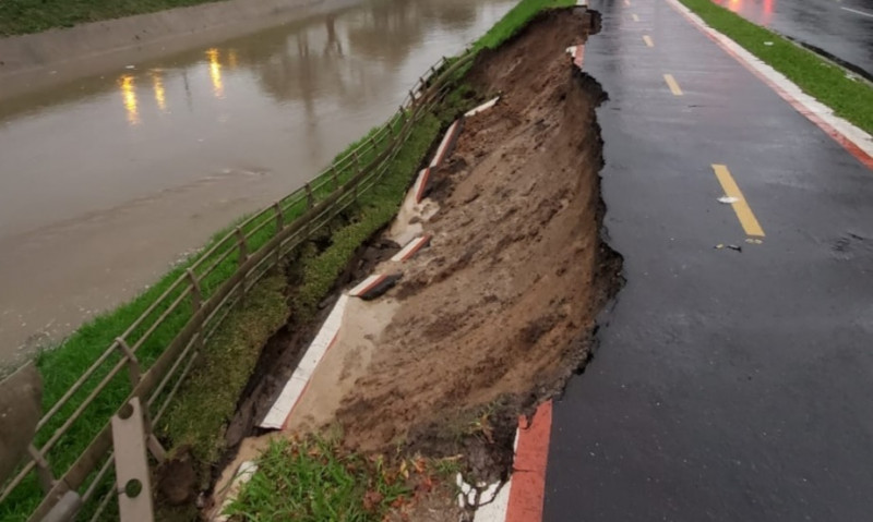 Obra de reconstrução terá início nos próximos dias, se a condição climática for favorável