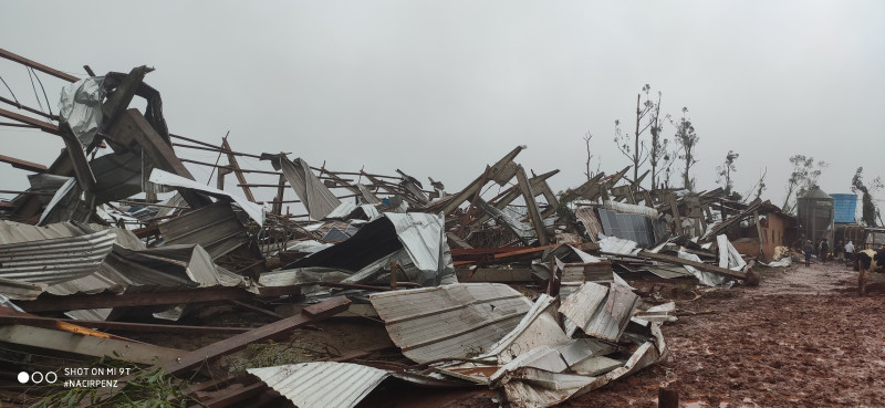 Ciclone deixou rastro de destruição no Rio Grande do Sul