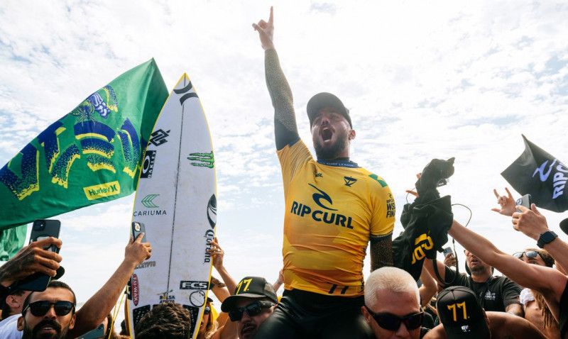 Toledo conquistou o bicampeonato mundial de surf nos Estados Unidos