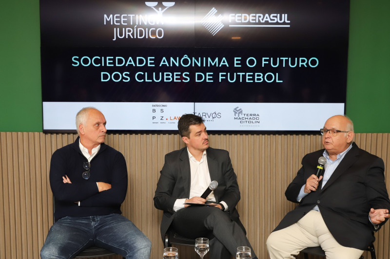 Medeiros e Bolzan debateram o futuro  do formato dos clubes-empresas
