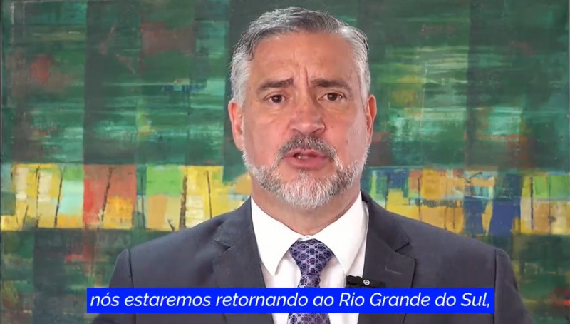 Ministro anunciou vinda do RS em vídeo nas redes sociais