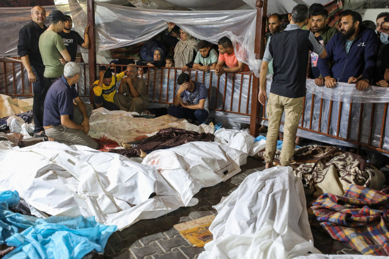 Ataque a hospital de Gaza deixou centenas de mortos