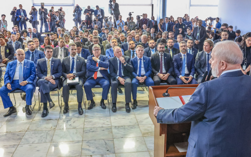 Lula participou, no Palácio do Planalto, da instalação do Conselho da Federação