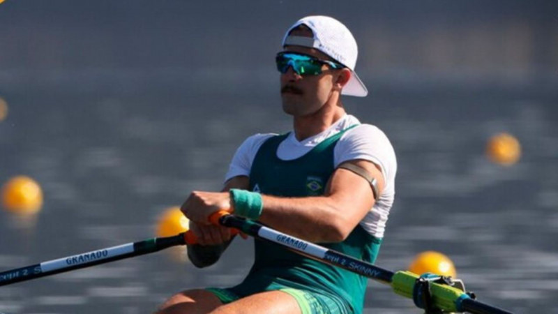 Lucas Verthein conquistou o ouro no single Skiff masculino