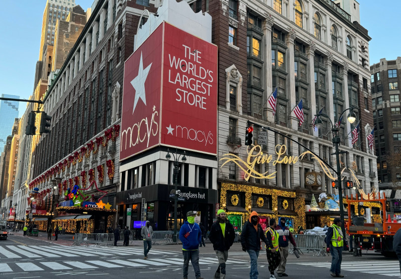 Dentro da Apple Store, Compras em Nova York, EUA — Fotografia de
