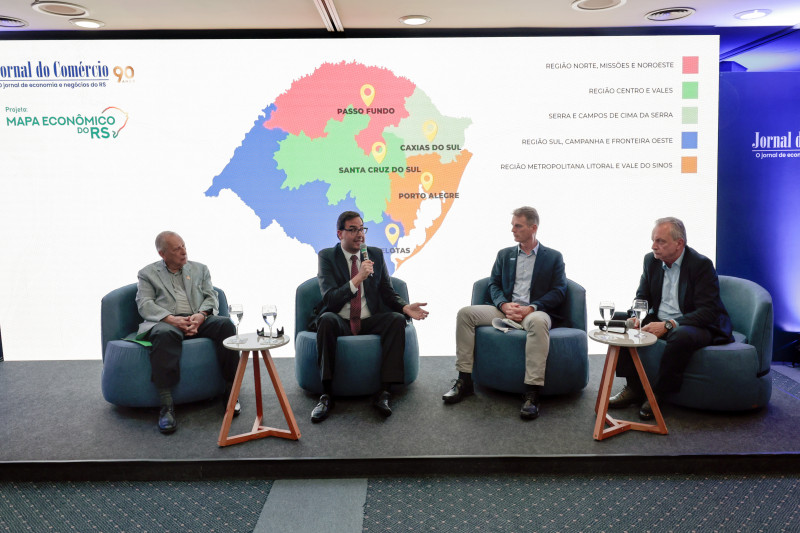 Foram realizados cinco eventos com lideranças regionais em diferentes partes do RS; o quinto e último ocorreu em Porto Alegre