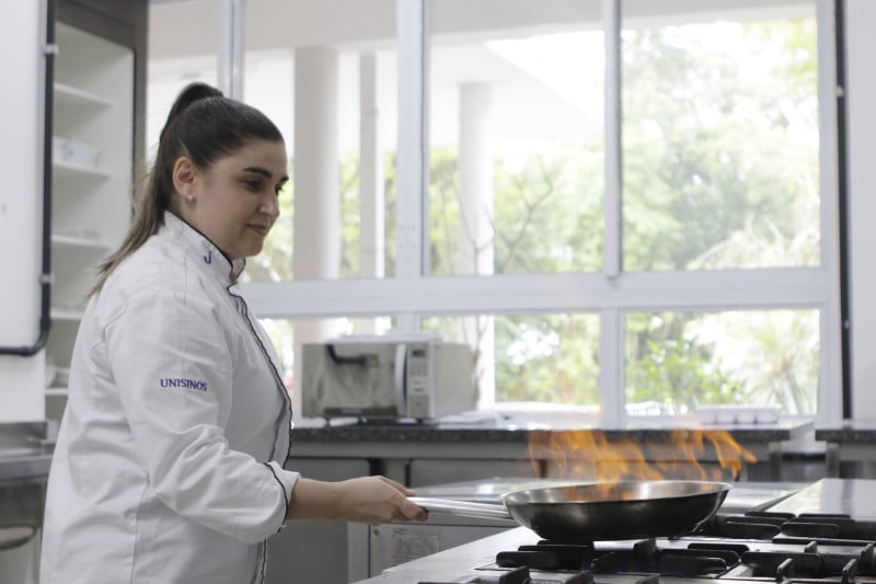 Sarah Winck de Almeida &Eacute; coordenadora do curso de Gastronomia da Unisinos Foto: FERNANDA FELTES/JC