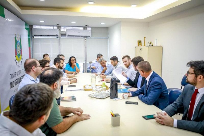 O encontro ocorreu no Centro Administrativo Fernando Ferrari