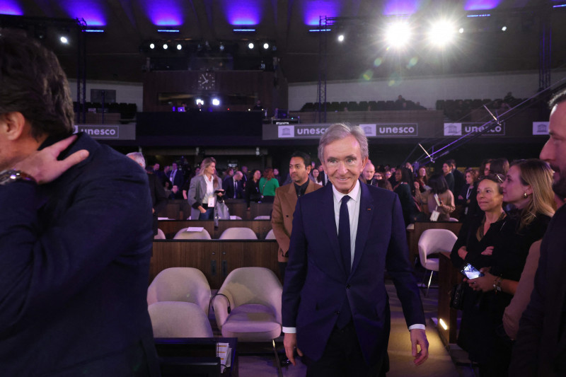 O francês Bernard Arnault aparece como o mais rico do mundo pelo segundo ano consecutivo