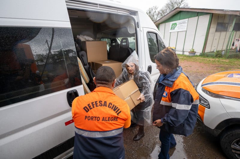 Em setembro, doações também foram realizadas pela Câmara Municipal para a Defesa Civil