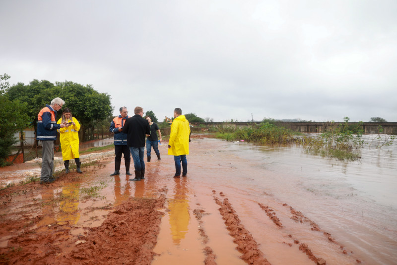 O Bairro Mathias Velho, em Canoas, foi um dos mais atingidos pelas águas