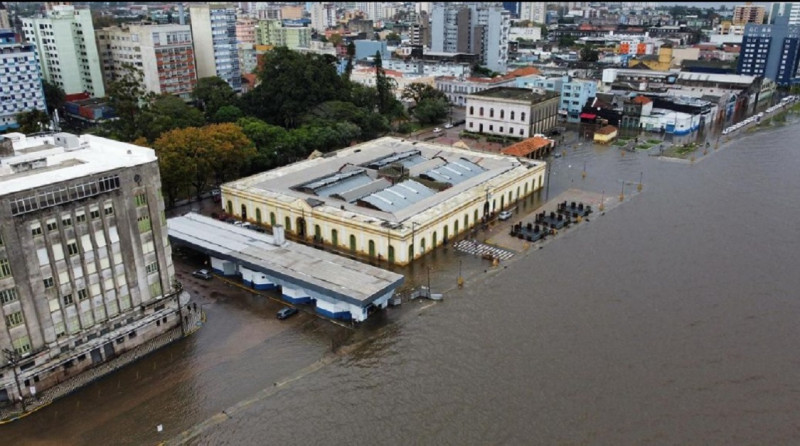 Cidade de Rio Grande segue ameaçada pela elevação da Lagoa dos Patos