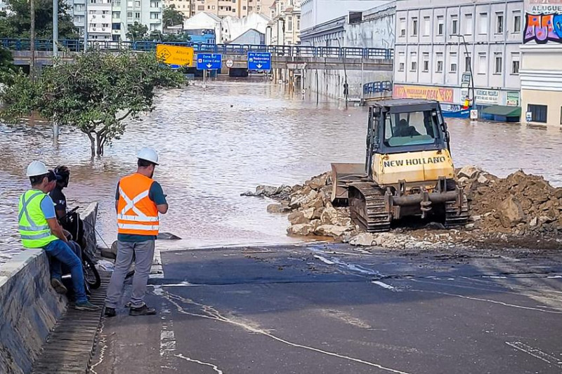 Estrutura emergencial utiliza de 4 mil a 5 mil metros cúbicos de pedras rachão