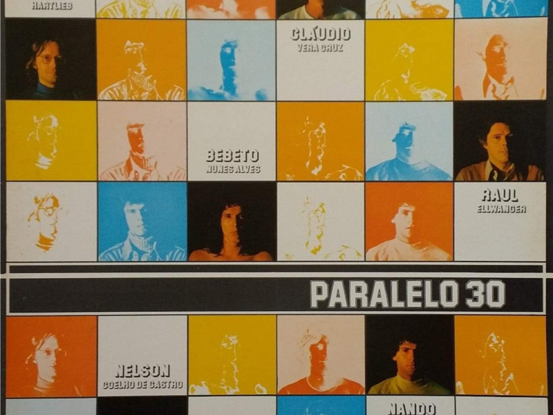 Detalhe da capa do LP Paralelo 30, um dos pilares da música urbana gaúcha
