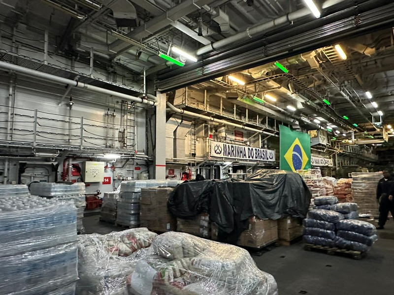 Donativos que passam pelo Porto de Rio Grande devem chegar a 1.480 toneladas 