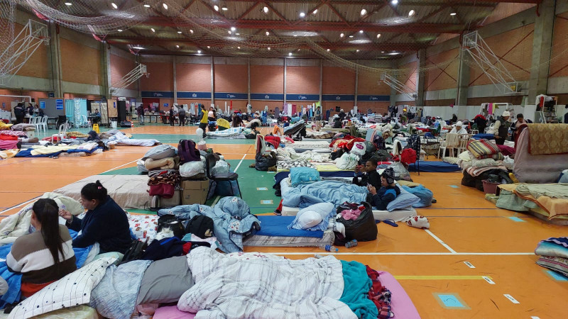 Abrigo situado no Parque Esportivo da PUCRS recebe 258 famílias afetadas pelas chuvas