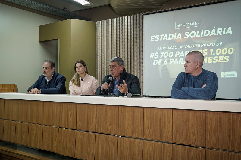 Prefeito Sebastião Melo anunciou uma série de medidas em resposta à crise da enchente