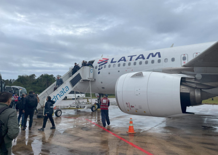 A nova rota inclui voos da própria Latam, bem como voos operados por sua parceira de codeshare Voeapass