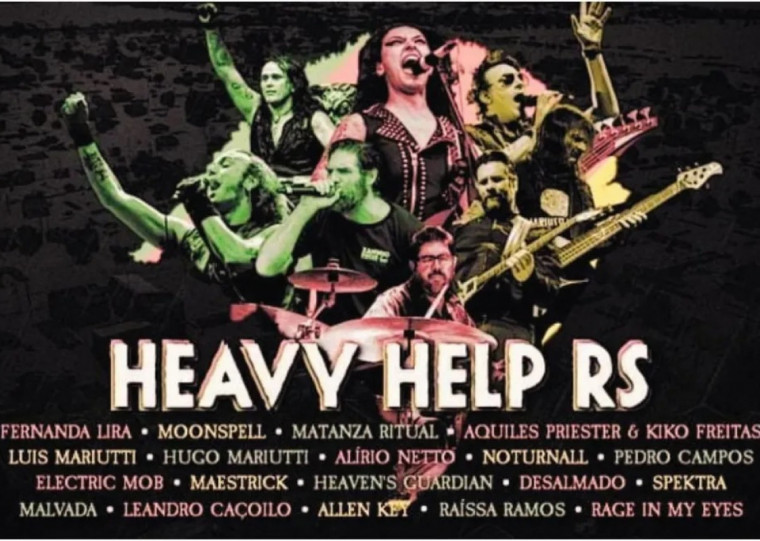 Evento, que será transmitido pelo canal Heavy Talk no YouTube, reúne nomes de destaque do metal brasileiro