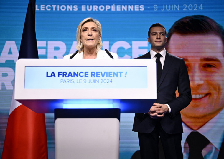 Prevê-se que o partido Reunião Nacional de Le Pen conquiste a maioria dos 81 assentos da França
