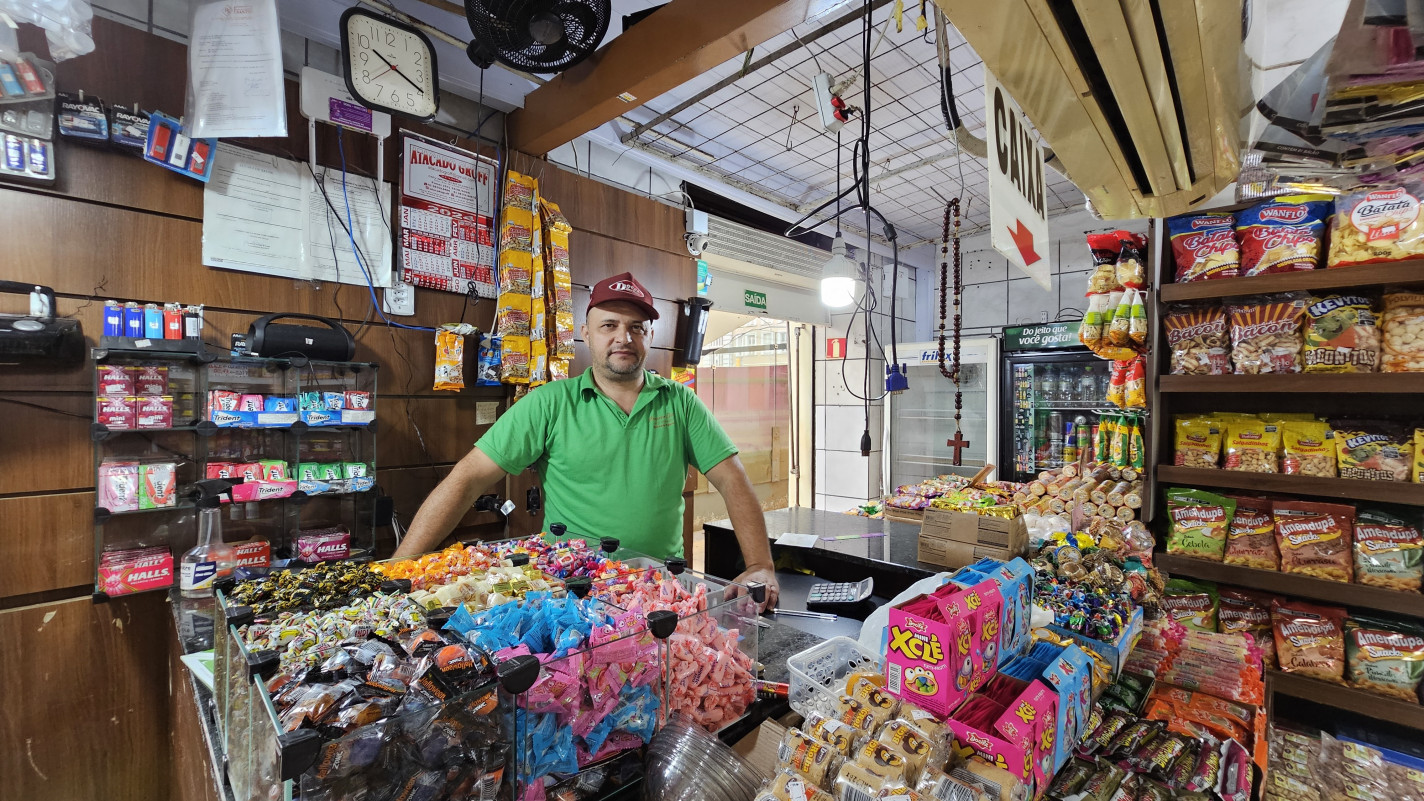 Sem Trensurb, movimento é fraco nos primeiros dias de reabertura do Mercado Público, diz Fabiano Nicolini