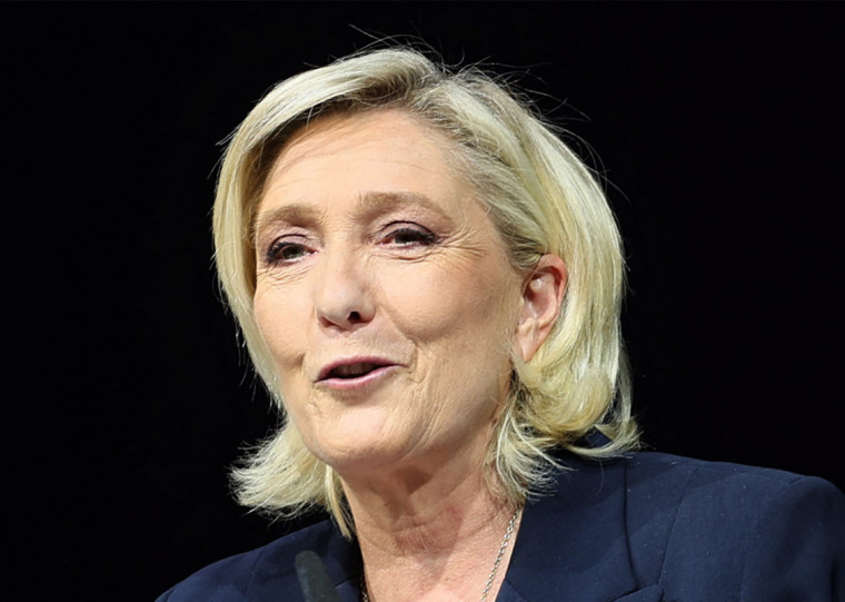 Pesquisa de boca de urna indica vitória do partido Reunião Nacional (RN), de Marine Le Pen, com 34% dos votos