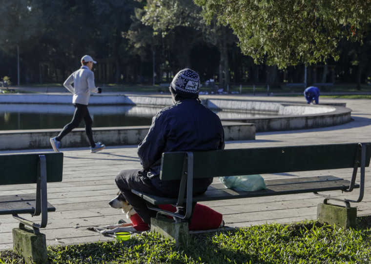 Em Porto Alegre, a temperatura mínima registrada foi de 2,4°C 