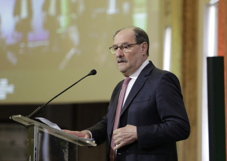 Ex-governador gaúcho participou da reunião-almoço nesta quarta-feira (2)