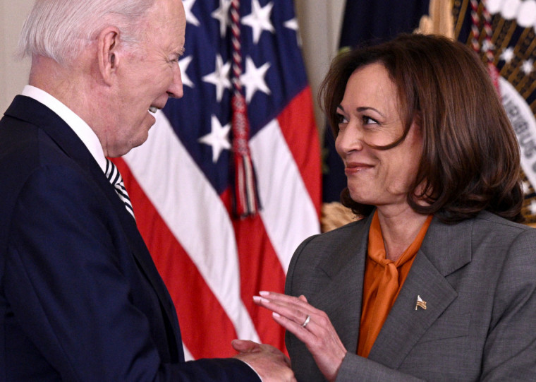 Em sua carta, Biden endossou Kamala como candidata democrata à Presidência