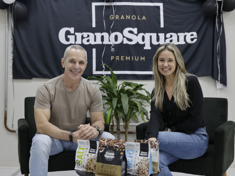 Ricardo Quadrado e Aline Saraiva, sócios da Grano Square, celebram o apoio recebido pelos consumidores  Foto: TÂNIA MEINERZ/JC