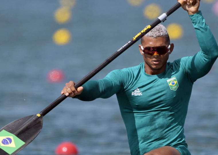 O brasileiro terminou a segunda bateria da prova na segunda colocação