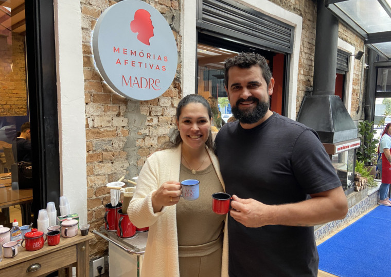 Fernanda e Tiago Leite no novo Madre