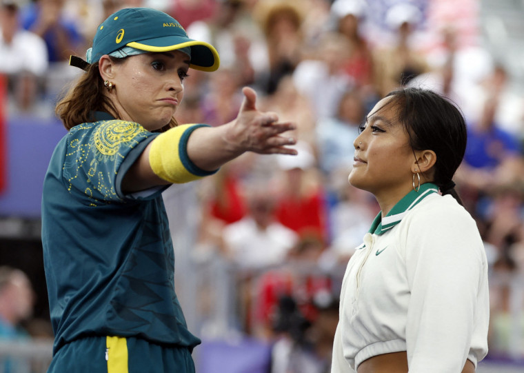 Australiana Rachael Gunn não pontuou em nenhuma batalha em Paris 