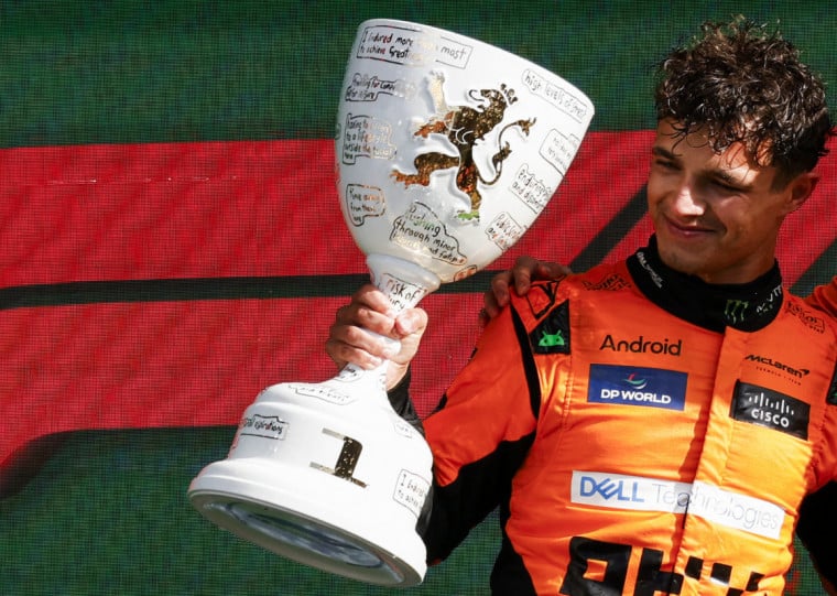 Lando Norris, da McLaren, conquistou a segunda vitória da carreira na Fórmula 1