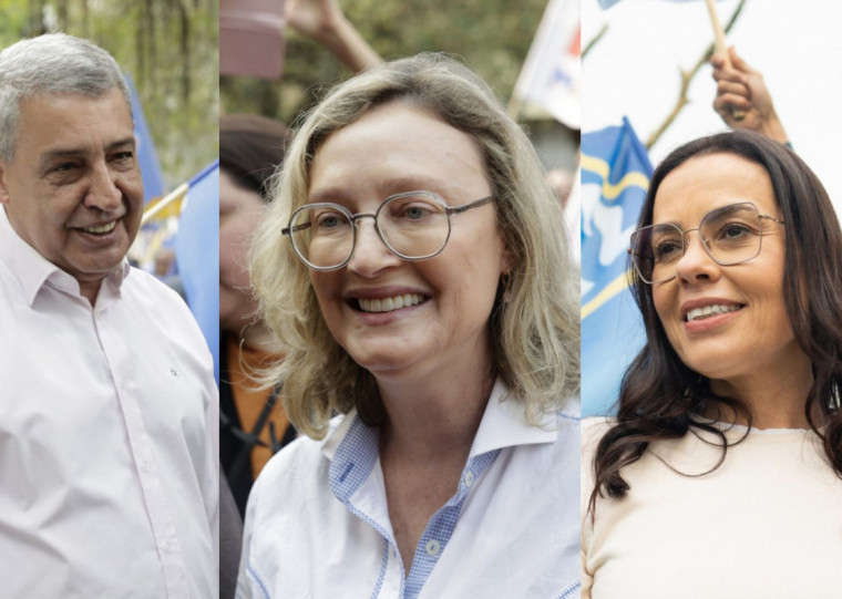 Sebastião Melo (MDB), Maria do Rosário (PT) e Juliana Brizola (PDT) terão tempo de propaganda em rádio e TV